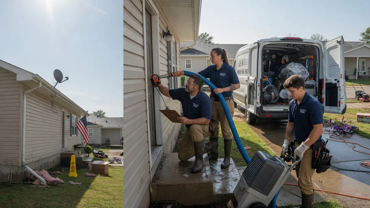 Ceiling Water Damage Restoration in Bison, KS near me